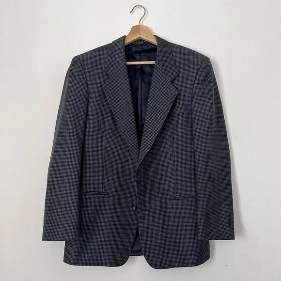 Vintage Houndstooth Barr Blazer
